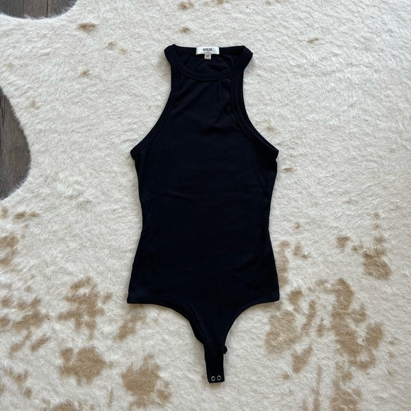 NWOT AGOLDE Black Rianne Bodysuit - Picture 7 of 12